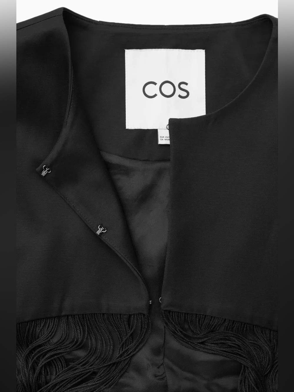 COS Fringed Cape - Picture 5 of 9